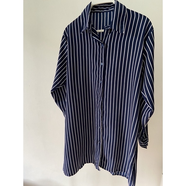 real pic tunik kemeja salur ( K1265 )