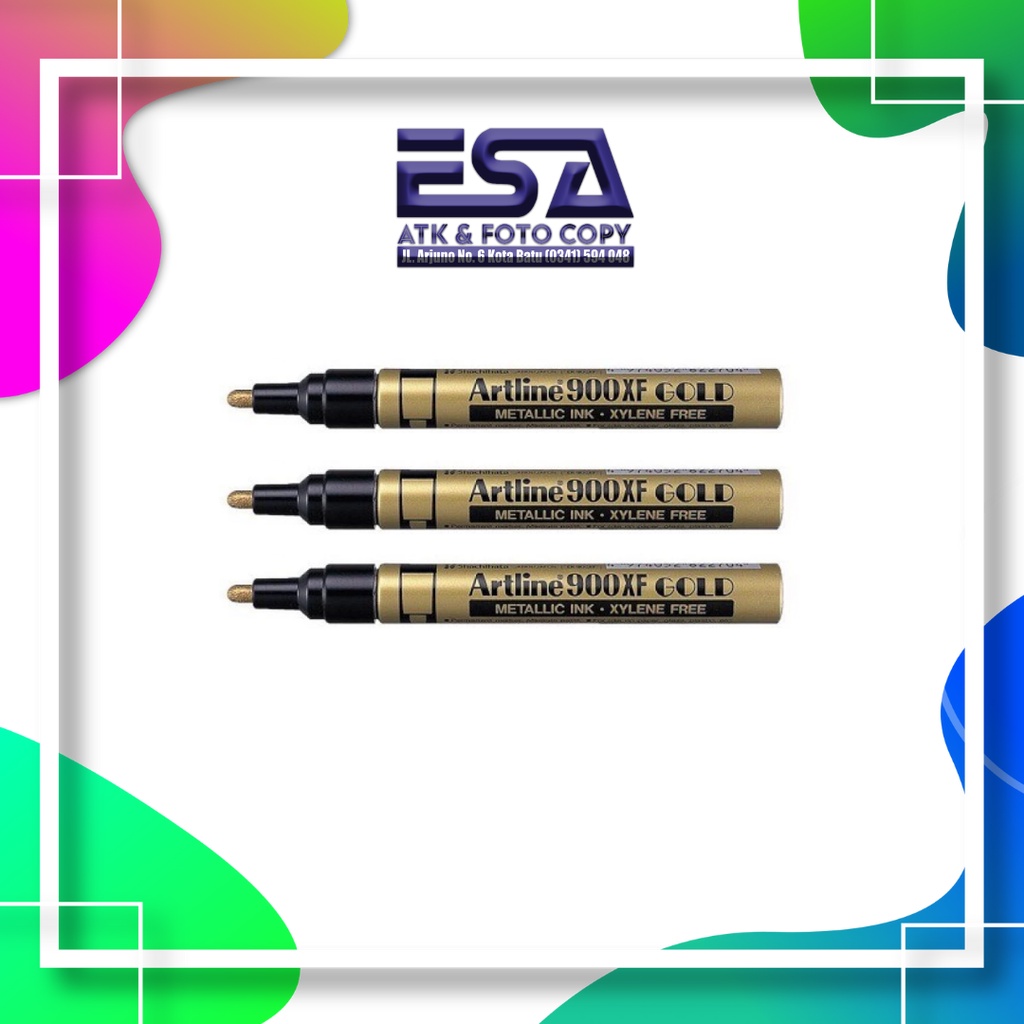 

Spidol Permanen Artline Ek-900xf Gold