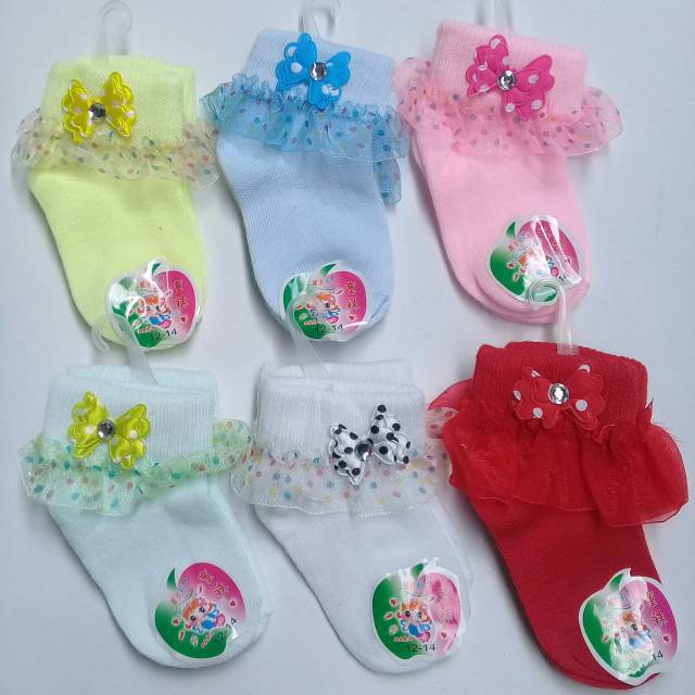 Kaos Kaki Bayi perempuan / Kaos Kaki Anak perempuan