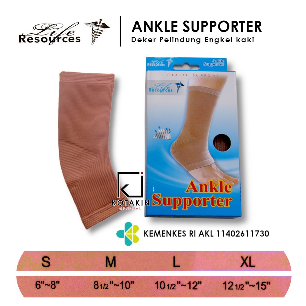 Life Resources Ankle Supporter / Deker Pergelangan Kaki