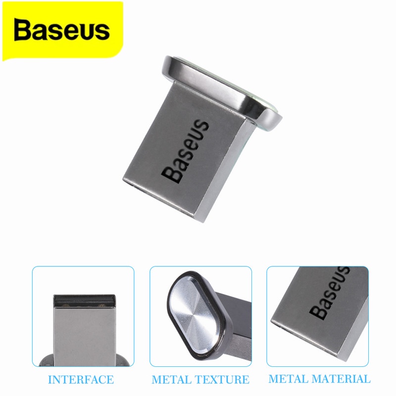 Baseus Flashdisk USB 2.0 2TB 1TB High Speed Bahan Logam Anti Air