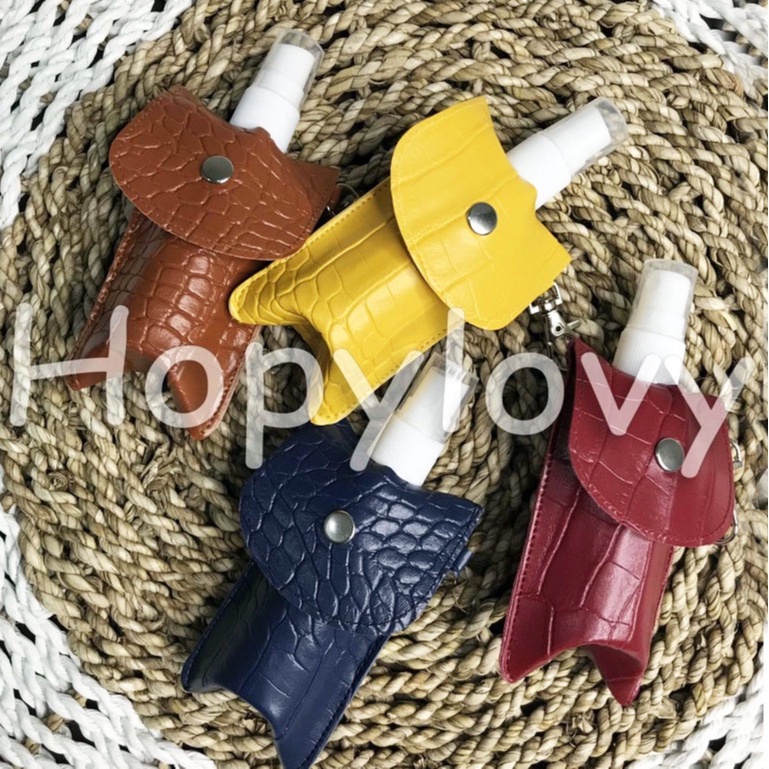 HOPYLOVY Pouch Hand Sanitizer Gantung Unik Polos (Botol Spray 60 ml)