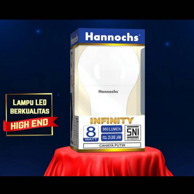 Lampu LED Hannochs INFINITY 3, 5, 8, 10, 12, dan 15 Watt