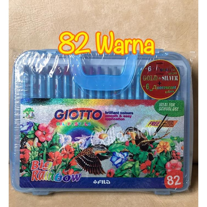 

ATK0464GT 82 WARNA OIL PASTEL GIOTTO CRAYON 295300 BIG RAINBOW KRAYON