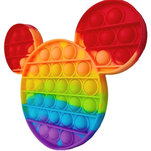 mainan push bubble fidget pop it fidget toy popit rainbow-6