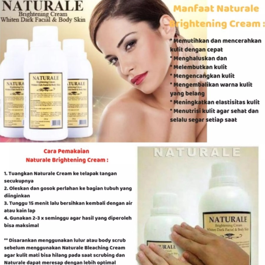 NATURALE BLEACHING CREAM 1000 GR @MJ