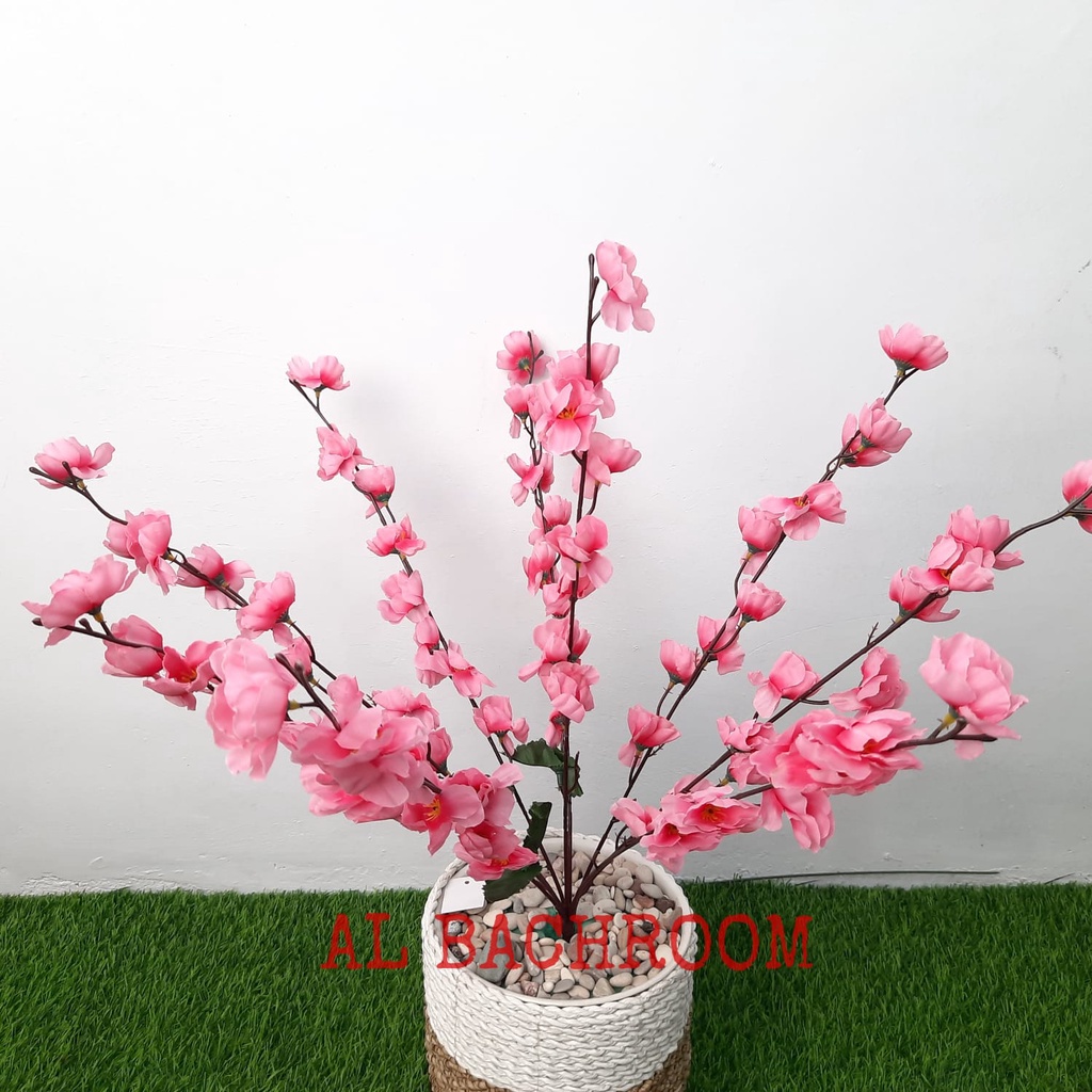 BUNGA IMITASI HIAS SAKURA K9 B8220 BUNGA ARTIFICIAL DEKORASI RUMAH