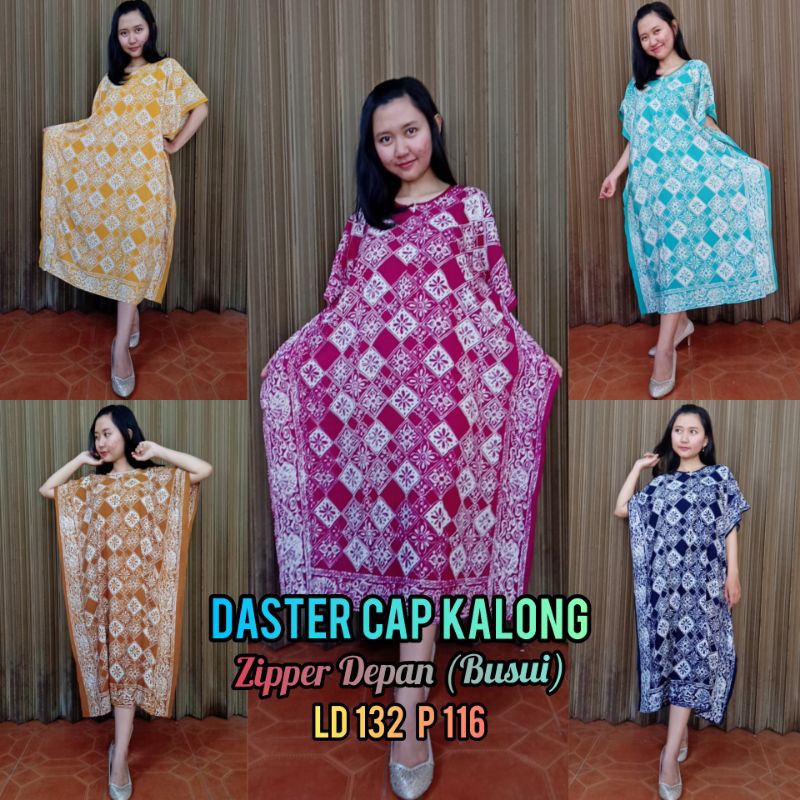 Daster Batik Jumbo Kalong Cap Motif Dinding Peri