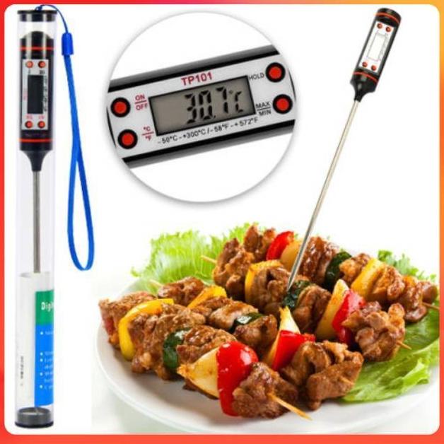 :=:=:=:=] Digital Termometer Pengukur Suhu Panas Dingin Masak Air Makanan Daging