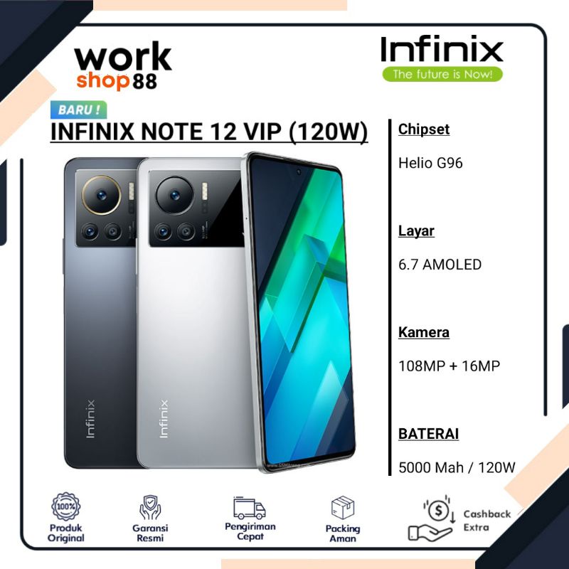 hp terbaru infinix note 12 vip 120w nfc   ram up to 13gb   8gb   5gb extendable rom 256gb   new orig