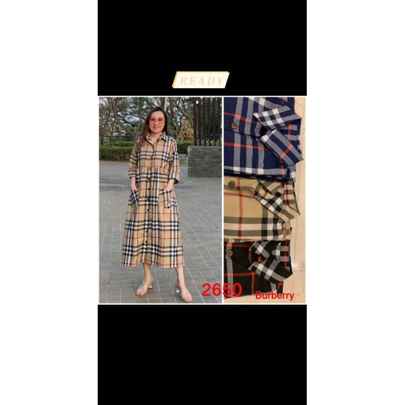 tunik burberry