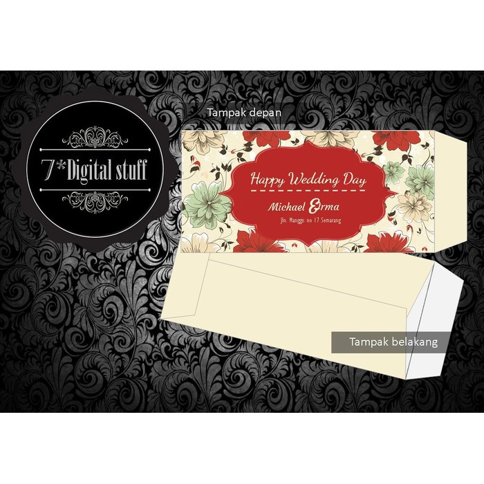 

Amplop angpao / sumbangan / ucapan nikah / happy wedding custom