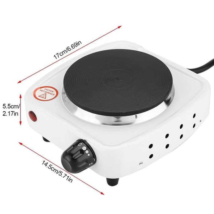 Kompor Listrik Mini Hot Plate Electric Cooking 500W