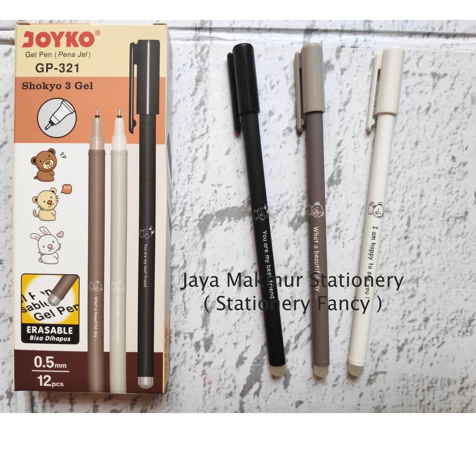 

Big Sale - Pen gel joyko shokyo 3 GP-321 tinta bisa dihapus .,