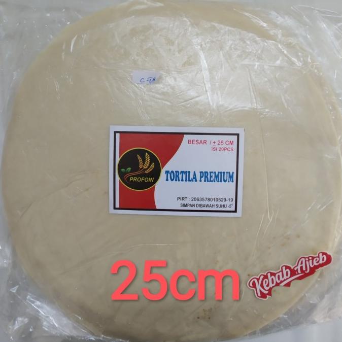 

Tortila besar 25 CM Gurih crispy