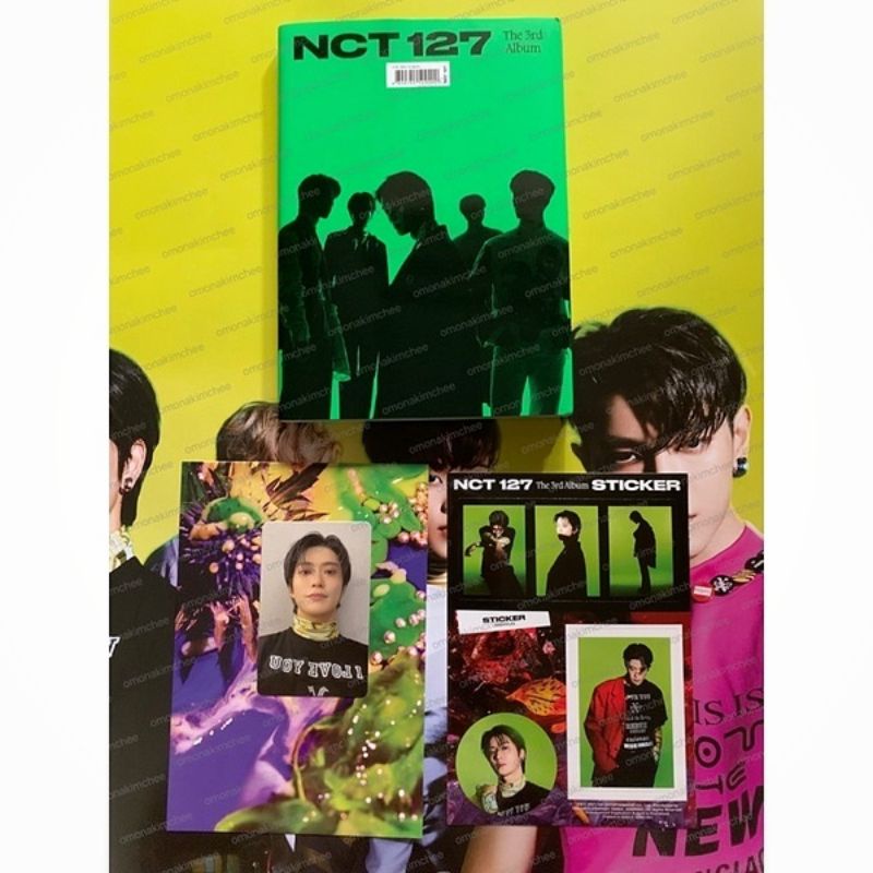 unsealed album nct 127 sticker jaehyun set sticky ver official pc jaehyun sticker sticky ver 2021