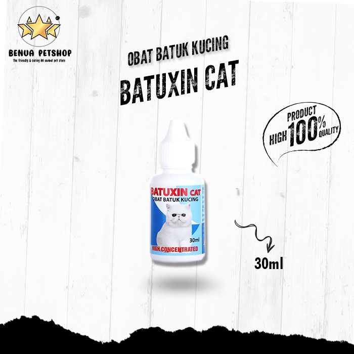 BATUXIN 30ml ALL VARIAN - Obat Alergi Pilek, Sesak nafas Kucing/Anjing