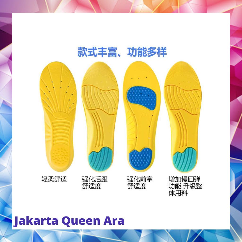 SUNVO Alas Sol Dalam Sepatu Olahraga Running Cushion Insole