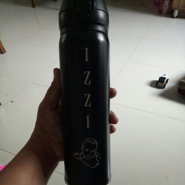 Custom Botol/termos Tumbler Ilustrasi Wajah (simple Lineart) Untuk Hadiah Ultah/anniv/wisuda/nikah