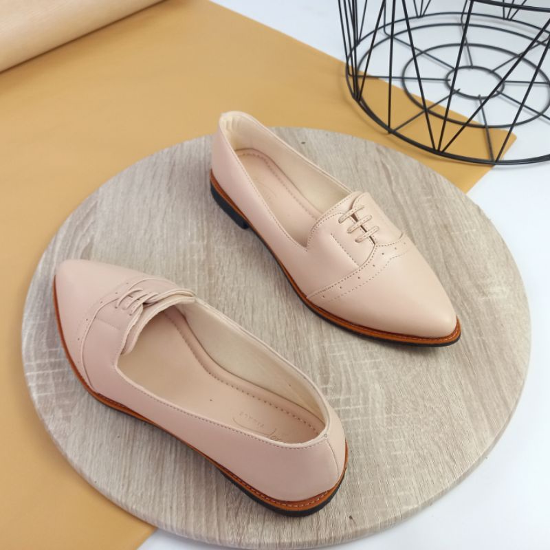 VNL Damelie Flatshoes | Sepatu Wanita | Sepatu Flatshoes | Flatshoes Casual | Sepatu hak 1cm