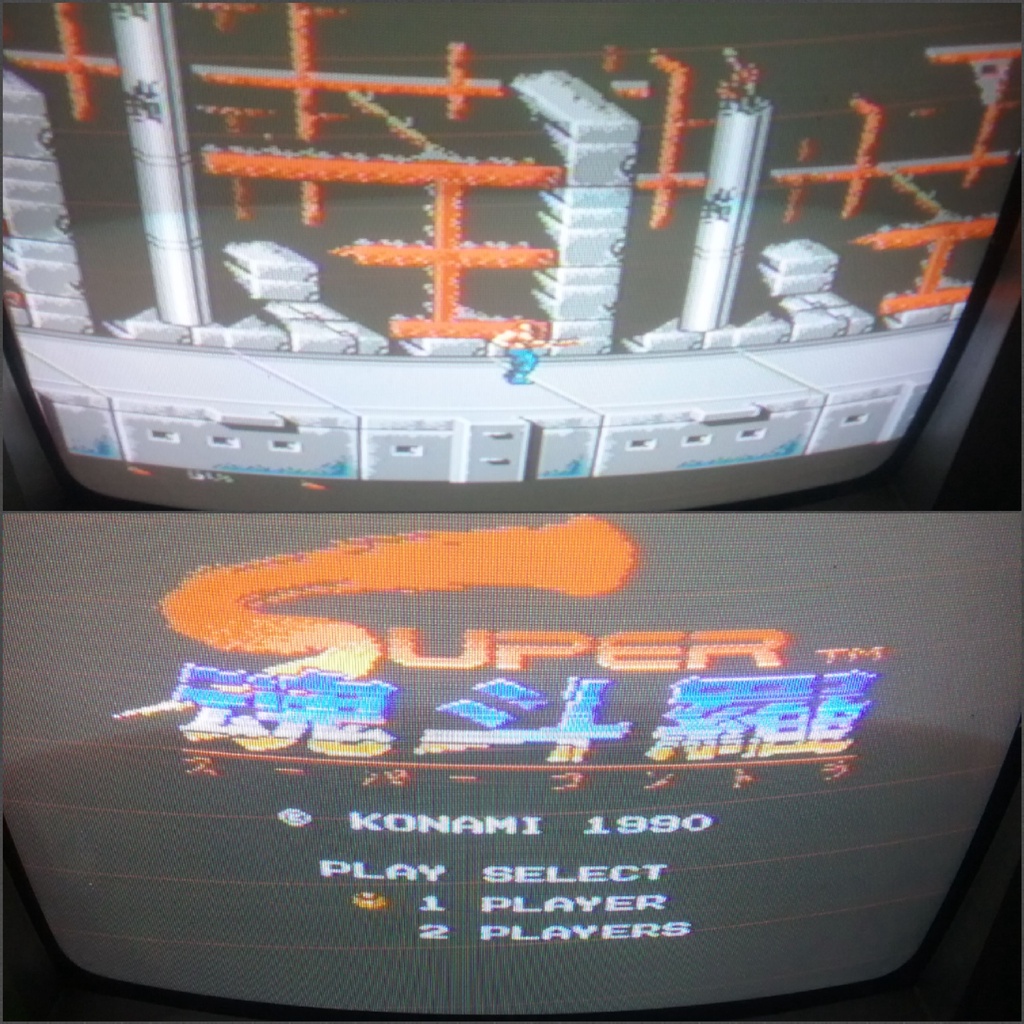 kaset super contra nes clone 72 pin cartridge