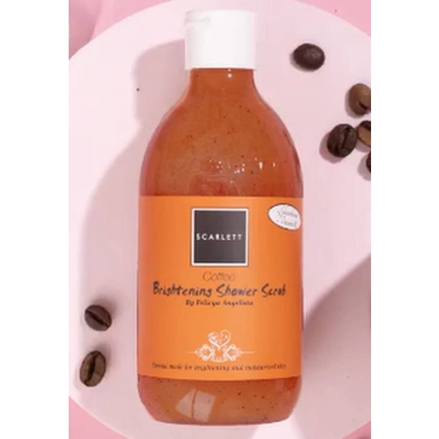 Scarlett Whitening Shower Scrub Coffee 300ml Rumah Cantik 354 Body Soap Sabun Cair Perawatan Kulit Wajah