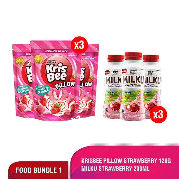 

Instant-Camilan- Sarapan Seru Krisbee & Milku Strawberry! -Camilan-Instant.