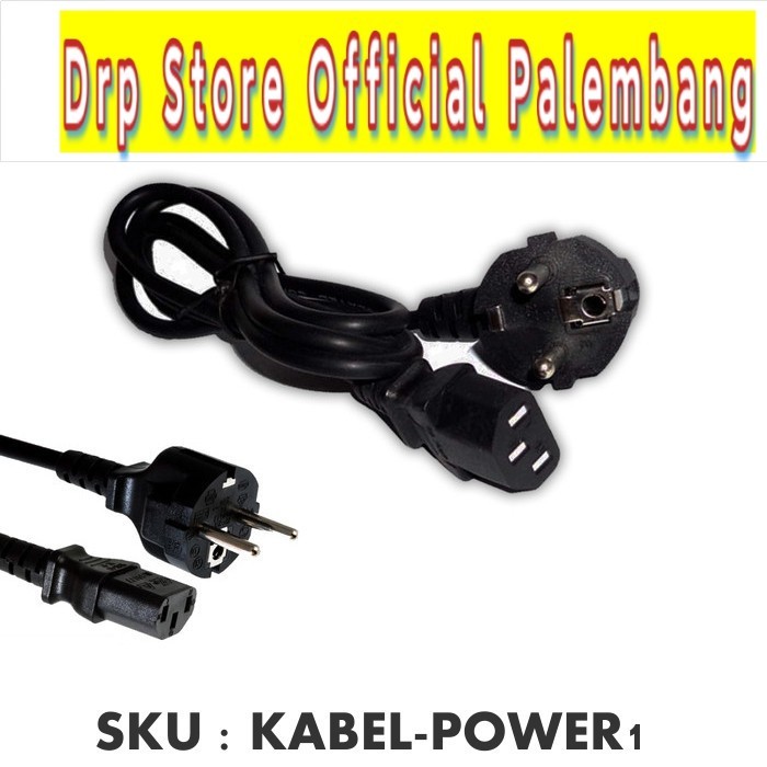 Kabel Power Computer PC - Computer Power Cable 2.4mm