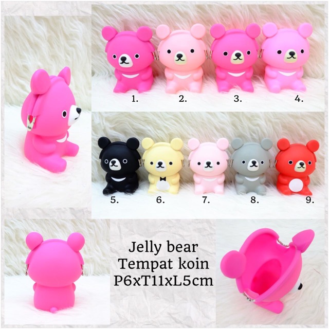 tas wanita dompet koin jely unik