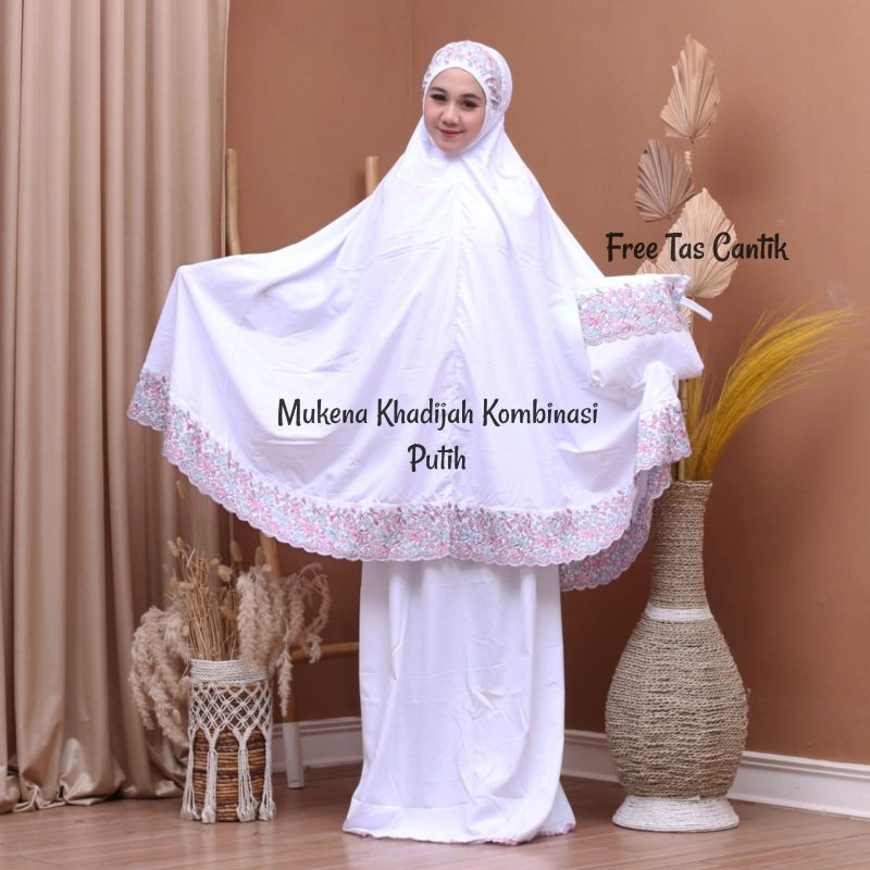 REAL PICT Mukenah khadijah premium mukena katun mikro