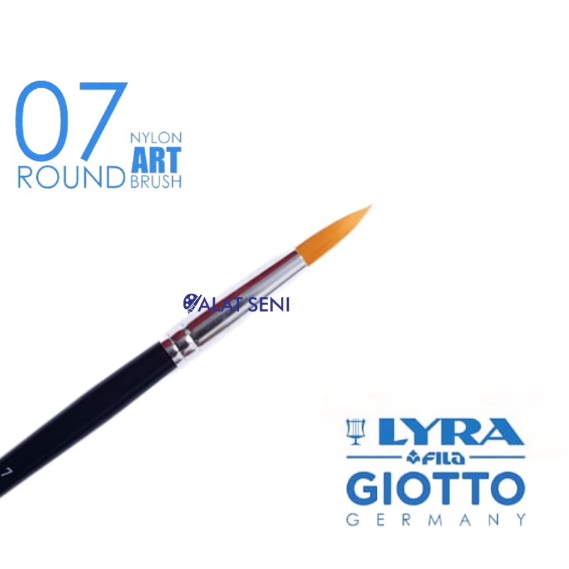 

Kuas Lyra Bulat 07 - Lyra Art Brush Round No.07 -Kuas Lukis Lyra -Lyra Taklon Art Brush Round No. 07