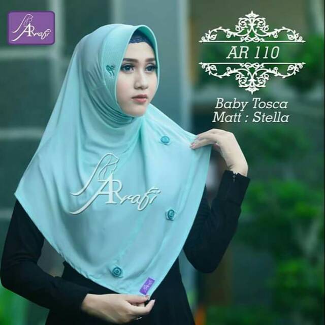 Hijab arrafi ar 110 escudo kancing