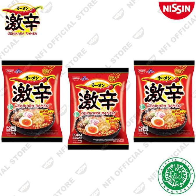 

Jual Nissin Gekikara Hot Spicy Ramen - 327Gr - 3 Pcs