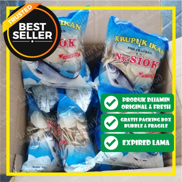 

NEW Ny. Siok - Krupuk Kerupuk Ikan / Fish Cracker 500gr