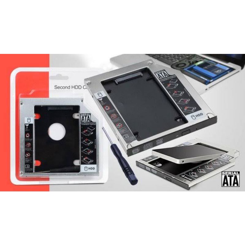 SSD HDD CADDY 9.5mm/12.7mm SATA DVD SLOT HARDDISK