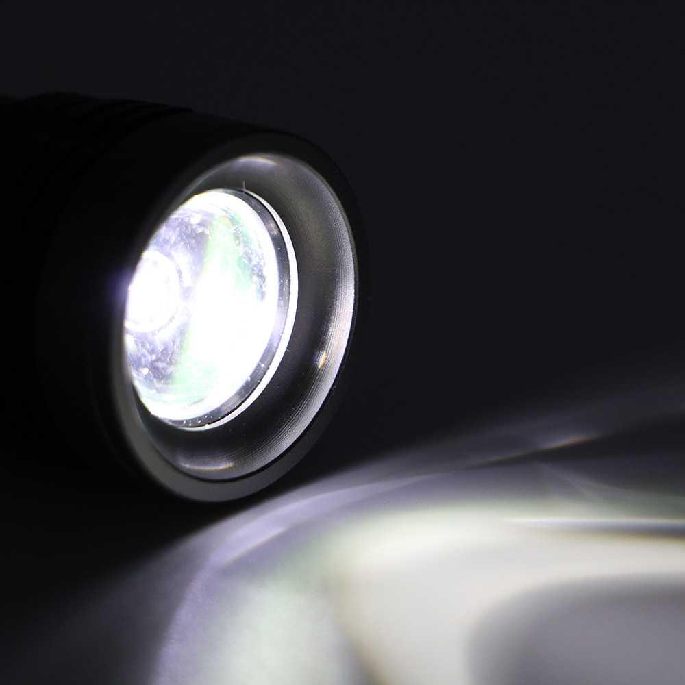 Senter LED USB Portable Zoomable Mini Handy Flashlight 800 Lumens