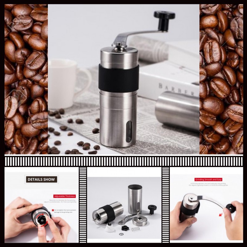 Peralatan Kopi Alat Penggiling Kopi Manual Coffee Grinder Penggiling Kopi Manual Portable Murah