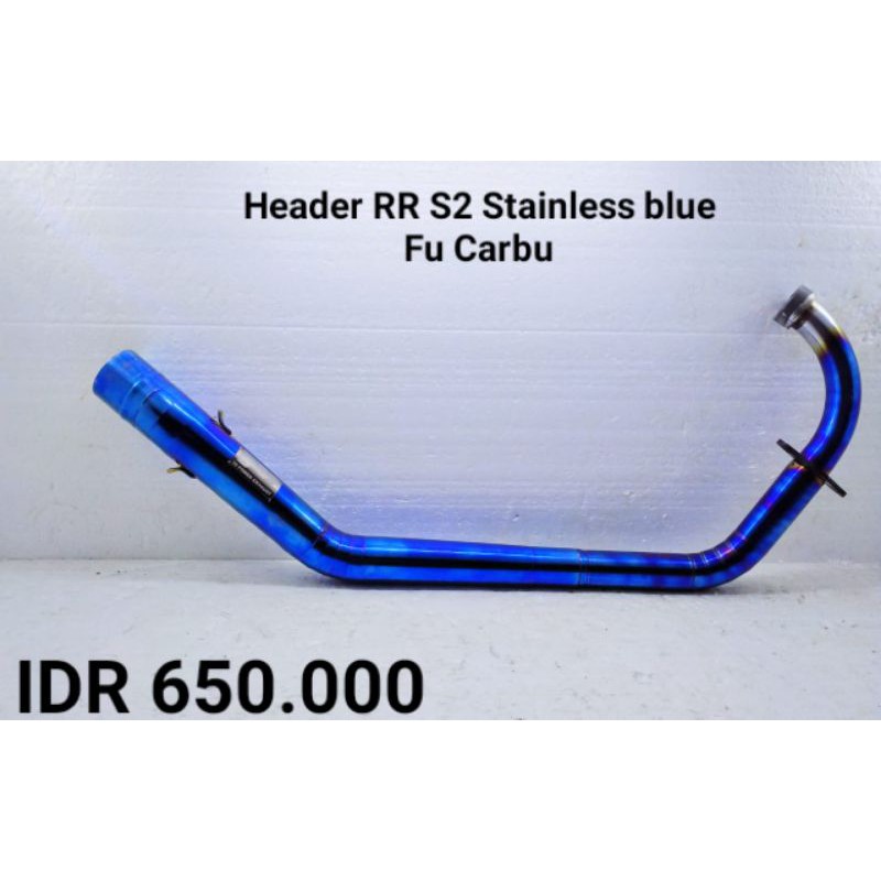 Header Leheran Knalpot Racing Satria F SJ-88 Blue Violet