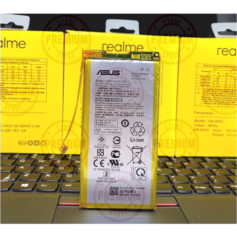 BATRE BATERAI BATTERY ASUS ROG 2 PHONE ZS660KL C11P1901