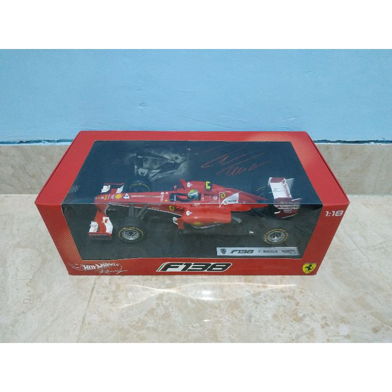 Hotwheels F1 Ferrari F138 1:18 Felipe Massa Rare Antik Collectible murmer