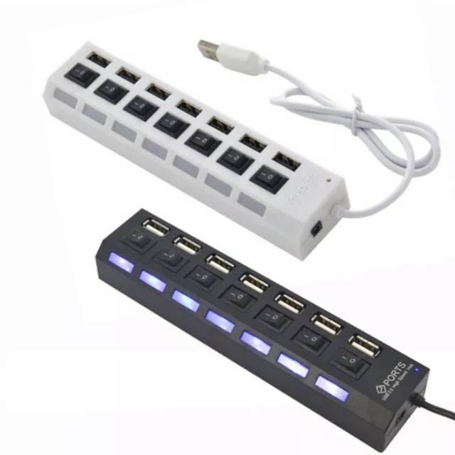 USB Hub 7 Port dengan tombol on off