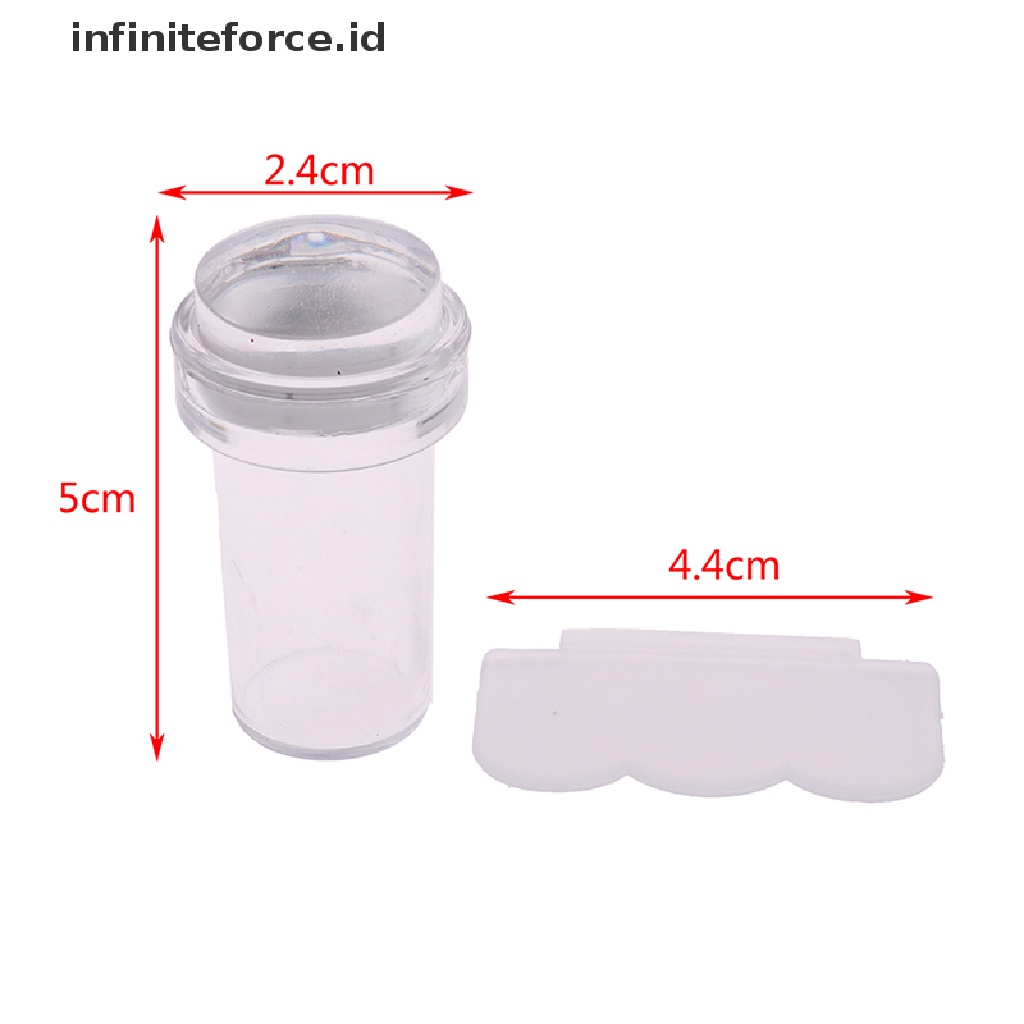 (infiniteforce.id) Stempel Kuku Bahan Silikon Untuk Nail Art