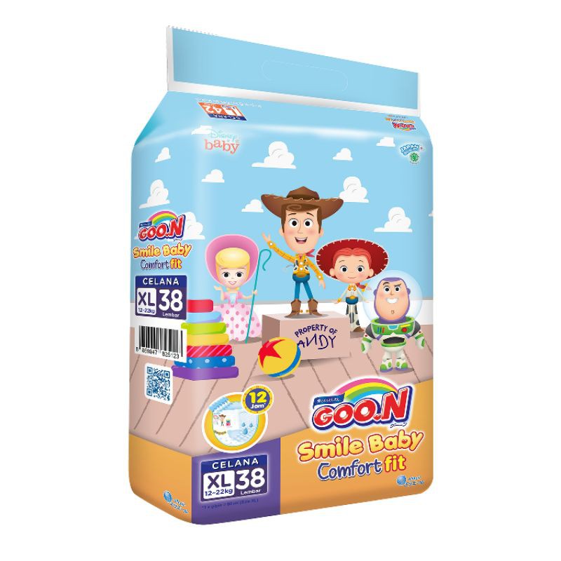 GOON smile baby Pants diapers Ultra jumbo M50 L44 XL38 - popok bayi celana ini