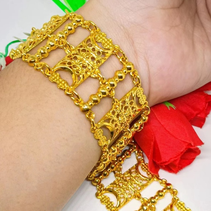 Gelang kendari Rantai perhiasan 24K gold populer fashion bracelet