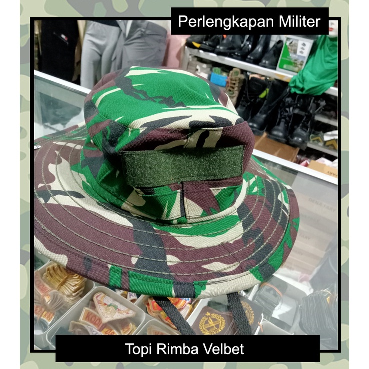 Topi Rimba Velbet topi rimba tni