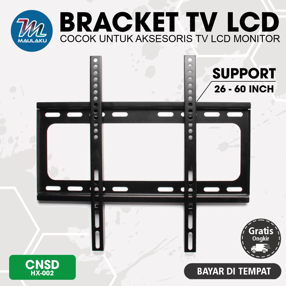 Bracket TV Monitor Smart TV LCD Adjustable 26 - 60 Inch