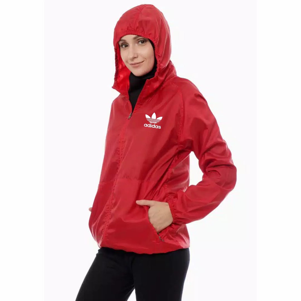 Jaket Olahraga Pria Wanita Jaket Parasut Sepeda Lari Running Original Windbreaker