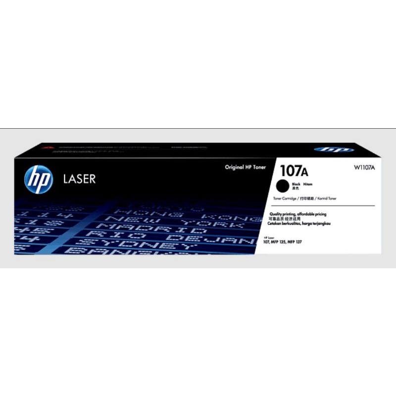 HP 107A Black Original Laser Toner Cartridge HP107A W1107A HP107 A HP 107 A