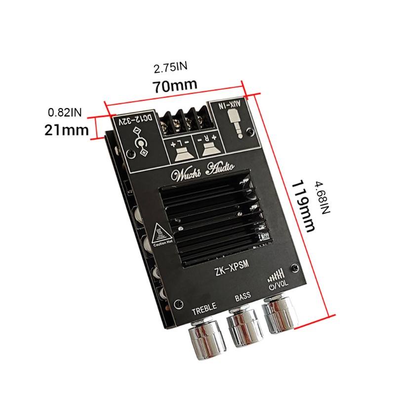 Btsg Mini Amplifier Board Bluetooth-Kompatibel Amplifier Power Amplifier Module