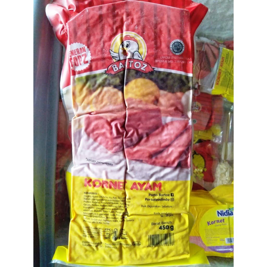 

Bartoz Kornet Ayam 450gr